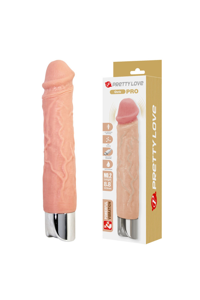 PRETTY LOVE - OSRIC PRO VIBRATORE REALISTICO FLESSIBILE