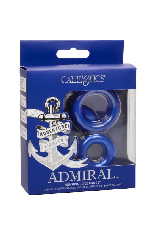 CALEXOTICS - ADMIRAL SET ANELLI PER IL CAZZO BLU