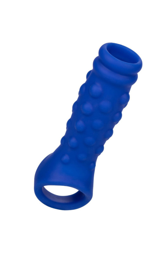 CALEXOTICS - ADMIRAL COPERTURA PER PENE CON PERLINE IN SILICONE LIQUIDO BLU