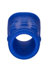 CALEXOTICS - ADMIRAL COPERTURA PER PENE CON PERLINE IN SILICONE LIQUIDO BLU