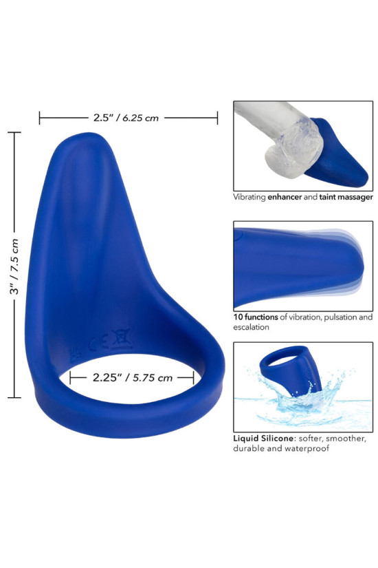 CALEXOTICS - ADMIRAL MASSAGGIATORE PERINEO BLU