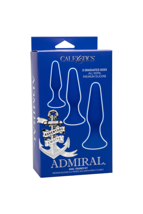 CALEXOTICS - ADMIRAL KIT 3 PLUG ANALI BLU