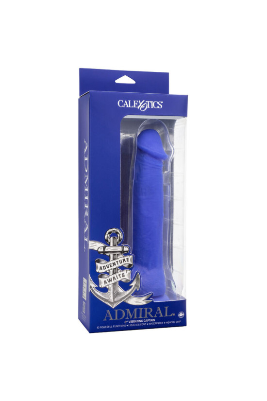 CALEXOTICS - ADMIRAL VIBRATORE DILDO REALISTICO DEL CAPITANO BLU