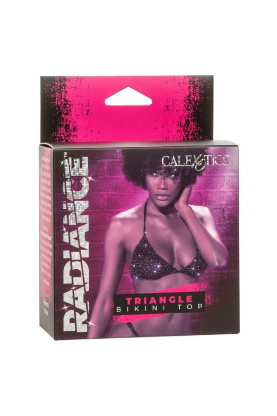 CALEXOTICS - RADIANCE TOP BIKINI A TRIANGOLO RHINE