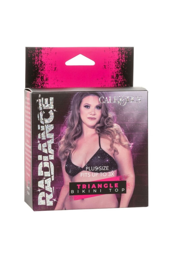 CALEXOTICS - RADIANCE TOP BIKINI A TRIANGOLO RHINE TAGLIA PLUS