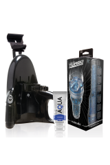 FLESHLIGHT - TURBO THRUST BLUE ICE + LANCIO UNIVERSALE + LUBRIFICANTE DI QUALITÀ AQUA 50 ML