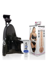 FLESHLIGHT - MIA MALKOVA VAGINA LVL UP + LANCIO UNIVERSALE + LUBRIFICANTE AQUA QUALITÀ 50 ML
