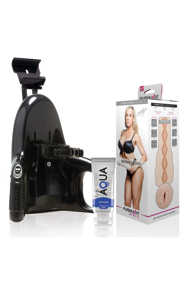 FLESHLIGHT - BRANDI LOVE VAGINA + LANCIO UNIVERSALE + LUBRIFICANTE AQUA QUALITÀ 50 ML