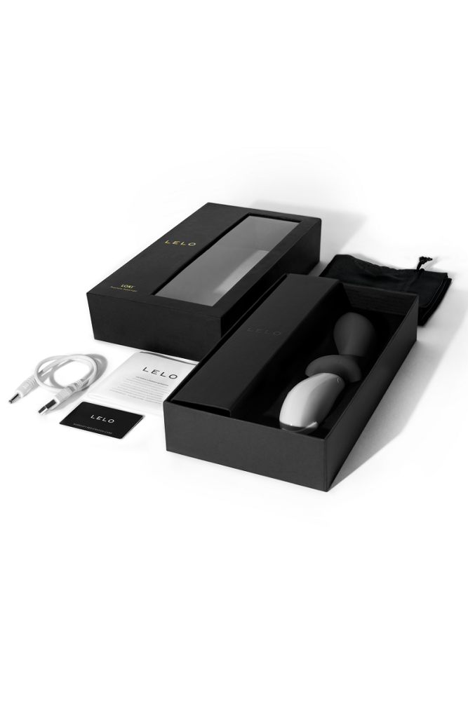 LELO - VIBRATORE PROSTATICO NERO LOKI