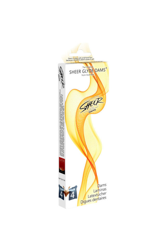 SHEER GLYDE - DAMS LAMINAS LATTICE CODA DEL SESSO ORALE