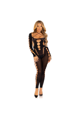 LEG AVENUE - BODYSTOCKING ALLA CAVIGLIA RECKLESS NERO