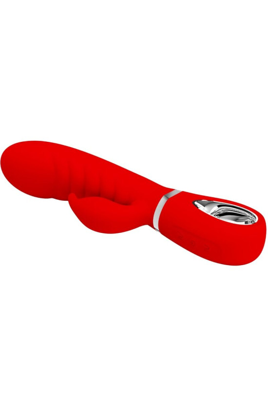 PRETTY LOVE - VIBRATORE MULTIFUNZIONE G-SPOT PRESCOTT ROSSO