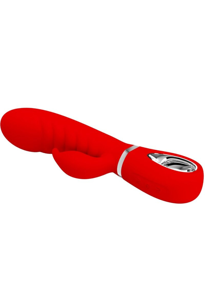 PRETTY LOVE - VIBRATORE MULTIFUNZIONE G-SPOT PRESCOTT ROSSO