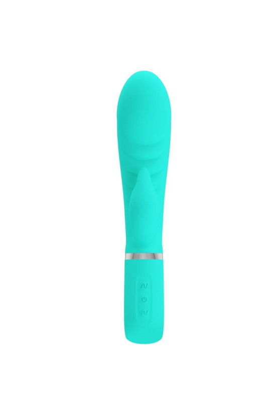PRETTY LOVE - VIBRATORE MULTIFUNZIONE G-SPOT PRESCOTT VERDE ACQUA