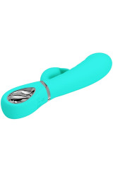 PRETTY LOVE - VIBRATORE MULTIFUNZIONE G-SPOT PRESCOTT VERDE ACQUA