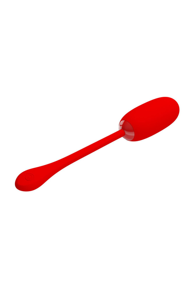 PRETTY LOVE - UOVO VIBRANTE JULIUS IMPERMEABILE-RICARICABILE ROSSO