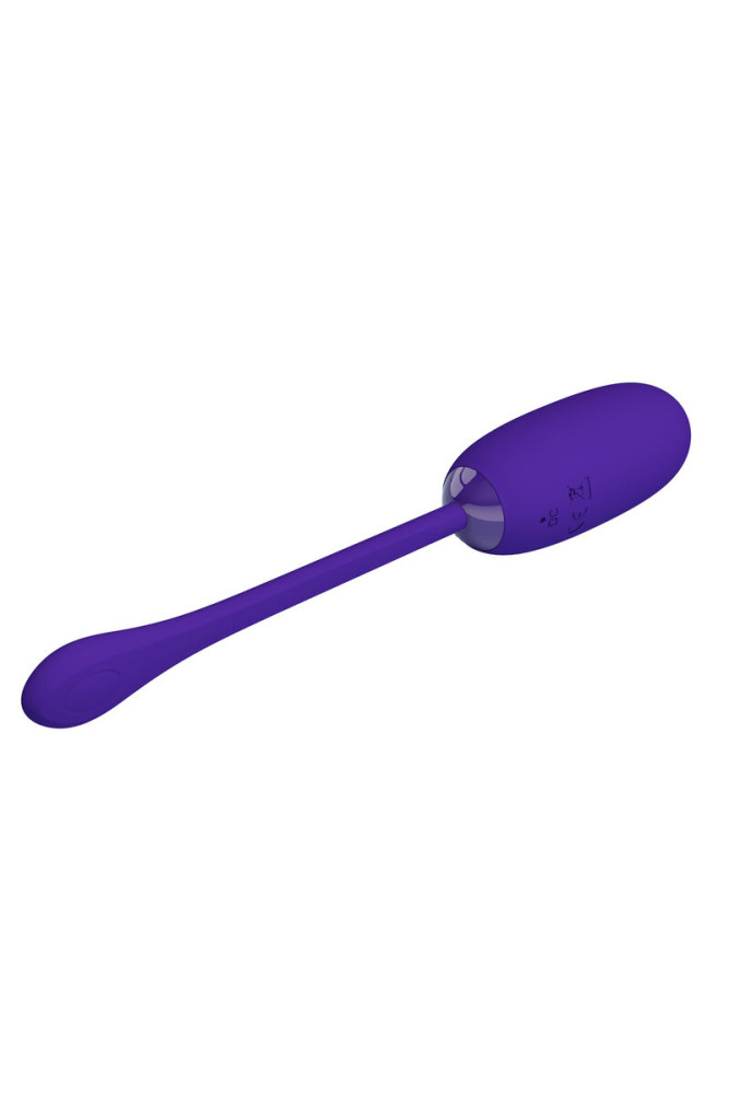 PRETTY LOVE - UOVO VIBRANTE JULIUS IMPERMEABILE-RICARICABILE VIOLA