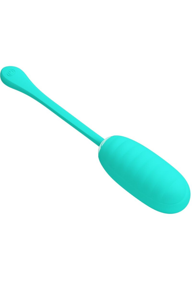 PRETTY LOVE - UOVO VIBRANTE RICARICABILE KIRK VERDE ACQUA