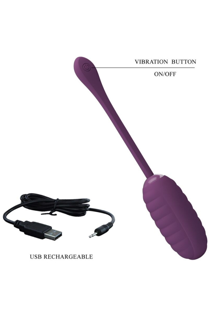 PRETTY LOVE - UOVO VIBRANTE RICARICABILE CASPER VIOLA