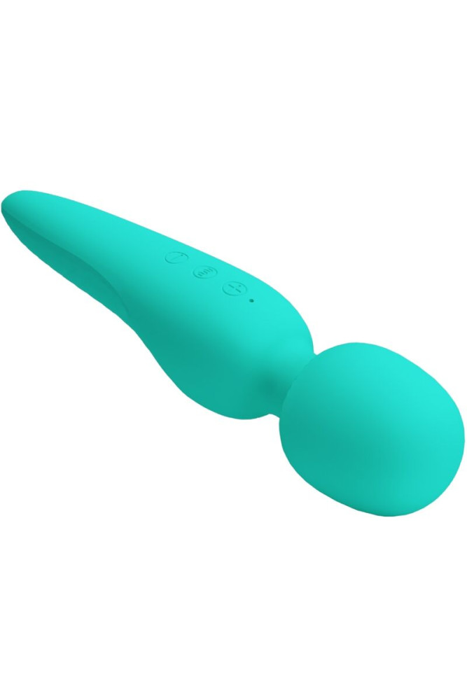 PRETTY LOVE - MASSAGGIATORE MEREDITH 12 MODALIT DI VIBRAZIONE VERDE ACQUA