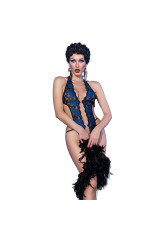 CHILIROSE - CR 4479 BODY A CAVALLO BLU S/M