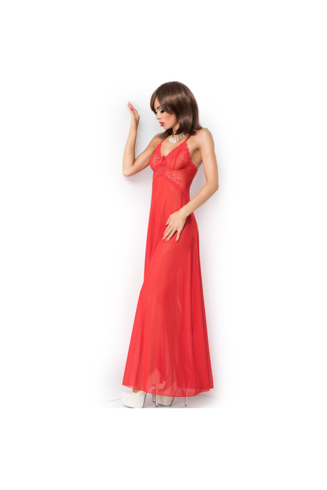 CHILIROSE - CR 3883 BABYDOLL LUNGA ROSSO S/M