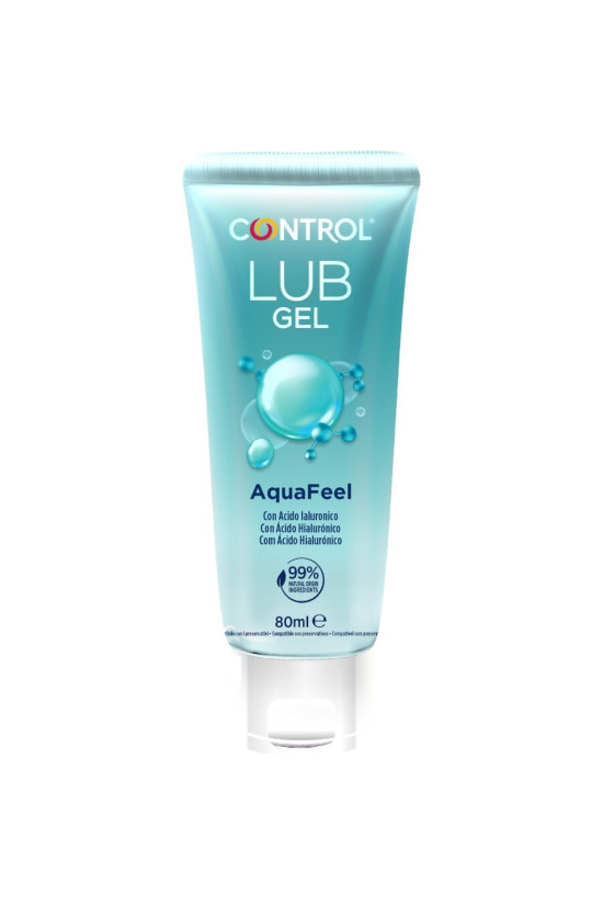 CONTROL - LUBRIFICANTE AQUAFEEL CON ACIDO IALURONICO 80 ML