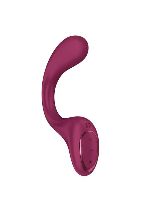 SATISFYER - G PER DEA 2 VIBRATORE CONIGLIO BOTTIGLIA BORDEAUX