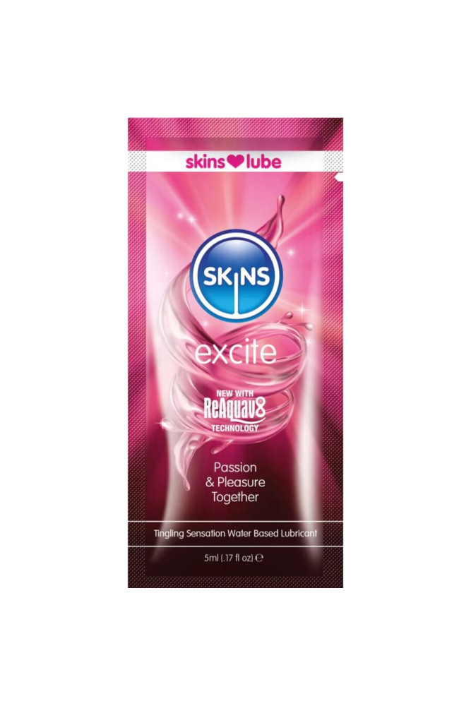 SKINS - EXCITE LUBRIFICANTE A BASE D'ACQUA MONODOSE 5 ML