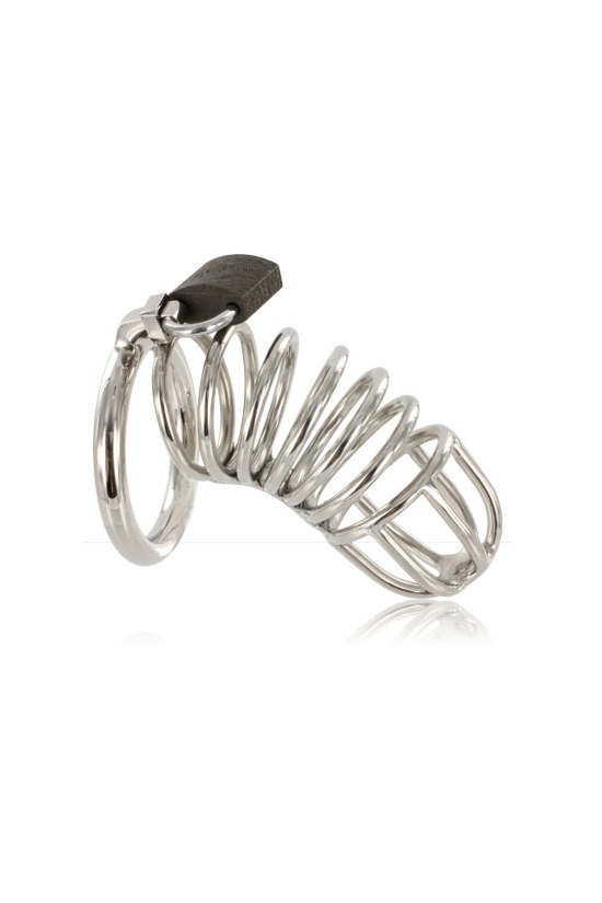 METAL HARD - DISPOSITIVO DI CASTIT CON ANELLO A GABBIA
