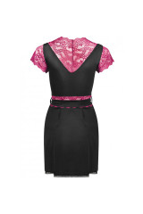 LIVCO CORSETTI FASHION - KUMIKO LC 90428 VESTAGLIA + PANTY NERO S/M