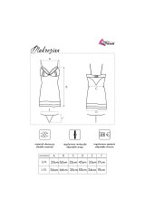 LIVCO CORSETTI FASHION - MAKREZIAN LC 90545 CAMICIA + PANTY NERO