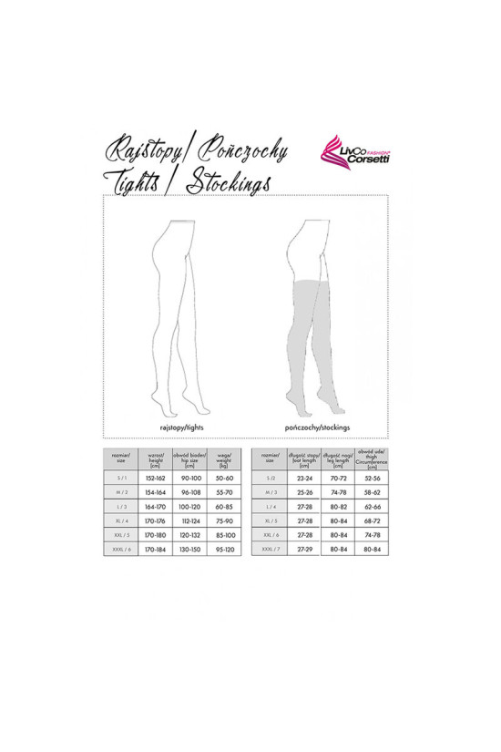 LIVCO CORSETTI FASHION - GRARDDIS LC XG042 CALZE NERE TAGLIA UNICA