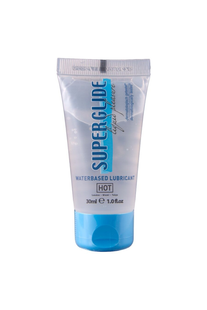 HOT - SUPERGLIDE LIQUID PLEASURE LUBRIFICANTE A BASE D'ACQUA 30 ML