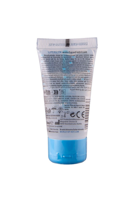 HOT - SUPERGLIDE LIQUID PLEASURE LUBRIFICANTE A BASE D'ACQUA 30 ML