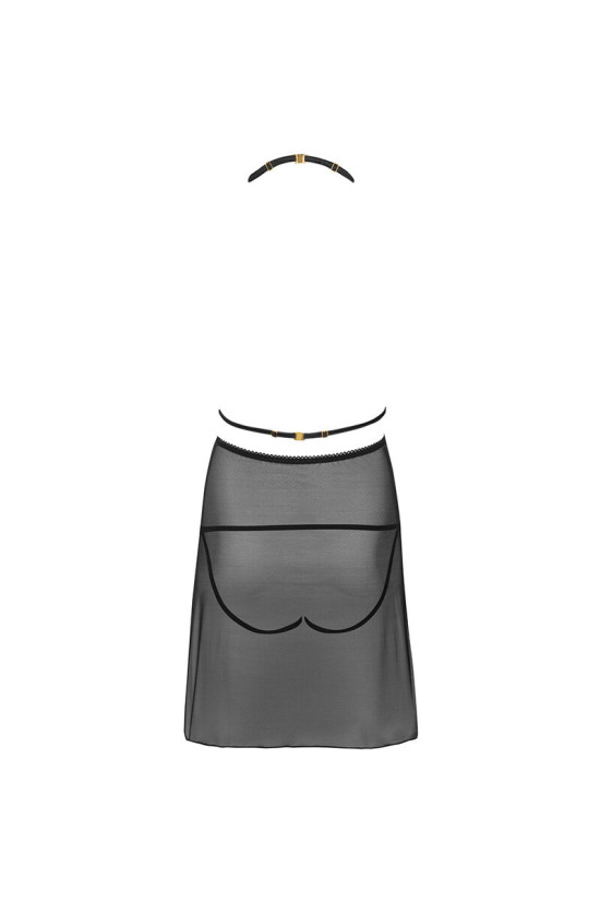 LIVCO CORSETTI FASHION - MALVIAMI LC 90625 CAMICIA + PANTY NERO