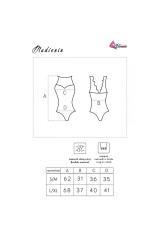 LIVCO CORSETTI FASHION - MUDIENIN LC 90654 BODY NERO S/M