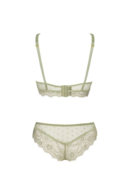 LIVCO CORSETTI FASHION - PINE LC 90667 REGGISENO + SLIP KHAKI