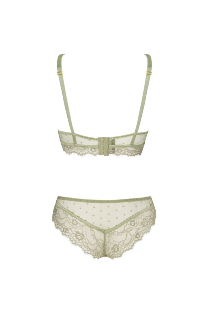 LIVCO CORSETTI FASHION - PINE LC 90667 REGGISENO + SLIP KHAKI