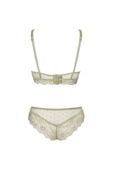 LIVCO CORSETTI FASHION - PINE LC 90667 REGGISENO + SLIP KHAKI