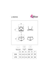 LIVCO CORSETTI FASHION - LINERA PER LA COLLEZIONE SENSES REGGISENO + SLIP NERO