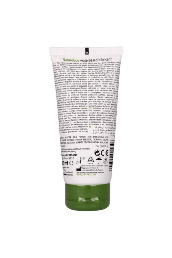 HOT - NATURE LUBE A BASE D'ACQUA DI ALOE VERA 100 ML
