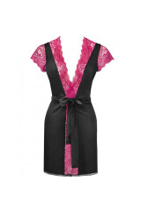 LIVCO CORSETTI FASHION - KUMIKO LC 90428 VESTAGLIA + PANTY NERO L/XL
