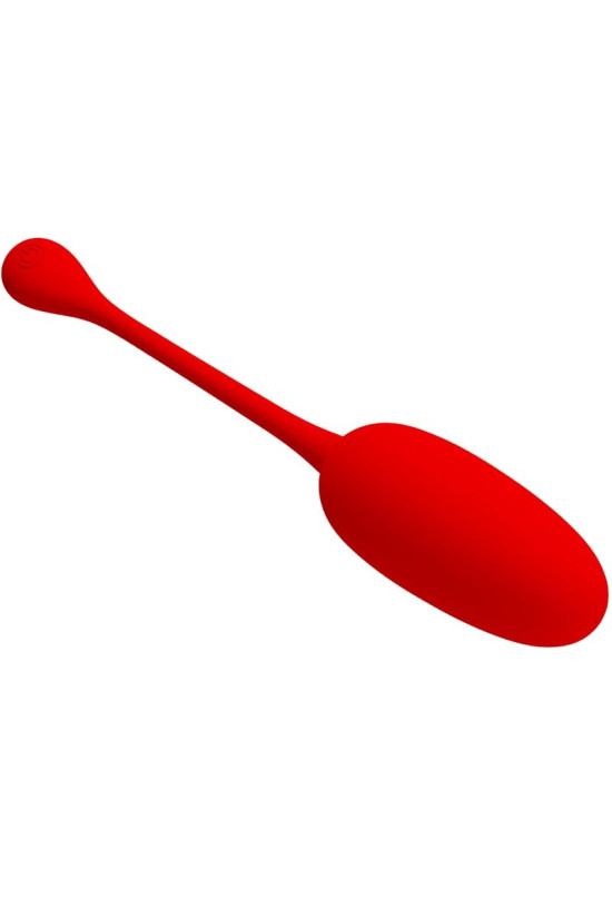 PRETTY LOVE - UOVO VIBRANTE RICARICABILE KNUCKER ROSSO