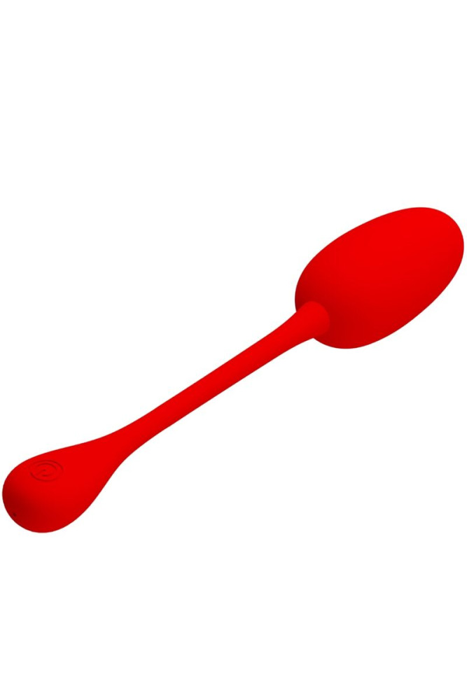 PRETTY LOVE - UOVO VIBRANTE RICARICABILE KNUCKER ROSSO