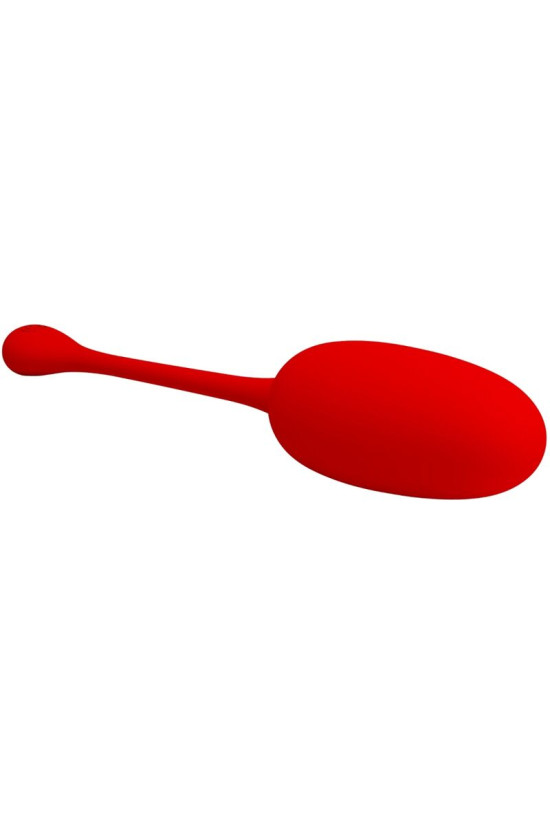 PRETTY LOVE - UOVO VIBRANTE RICARICABILE KNUCKER ROSSO