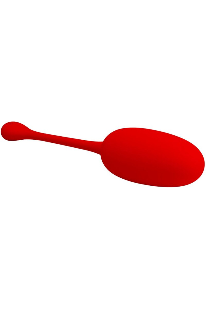 PRETTY LOVE - UOVO VIBRANTE RICARICABILE KNUCKER ROSSO