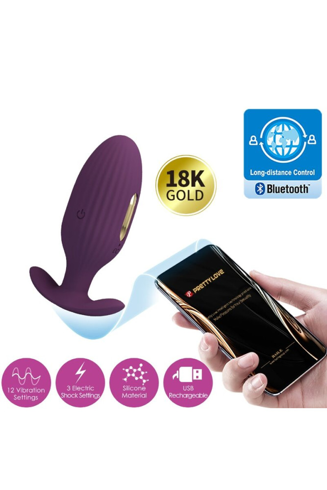 PRETTY LOVE - PLUG ANALE CONTROLLATO DA APP JEFFERSON VIOLA