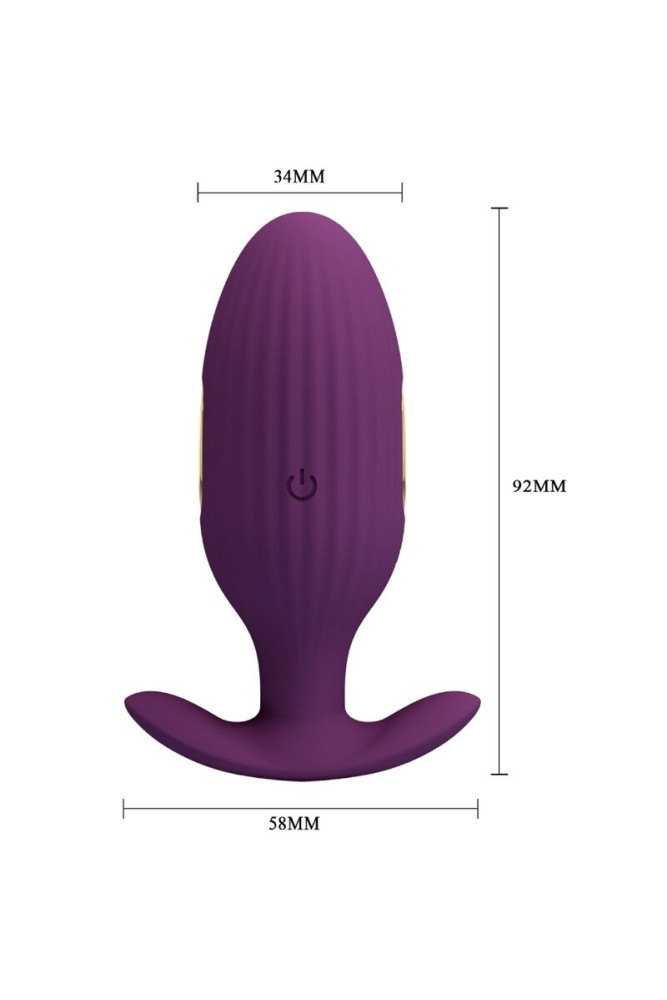 PRETTY LOVE - PLUG ANALE CONTROLLATO DA APP JEFFERSON VIOLA