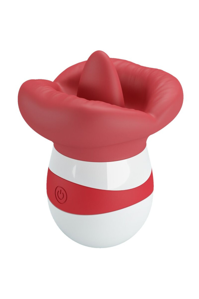 PRETTY LOVE - MINA STIMOLATORE DELLA LINGUA ROSSO CHIARO